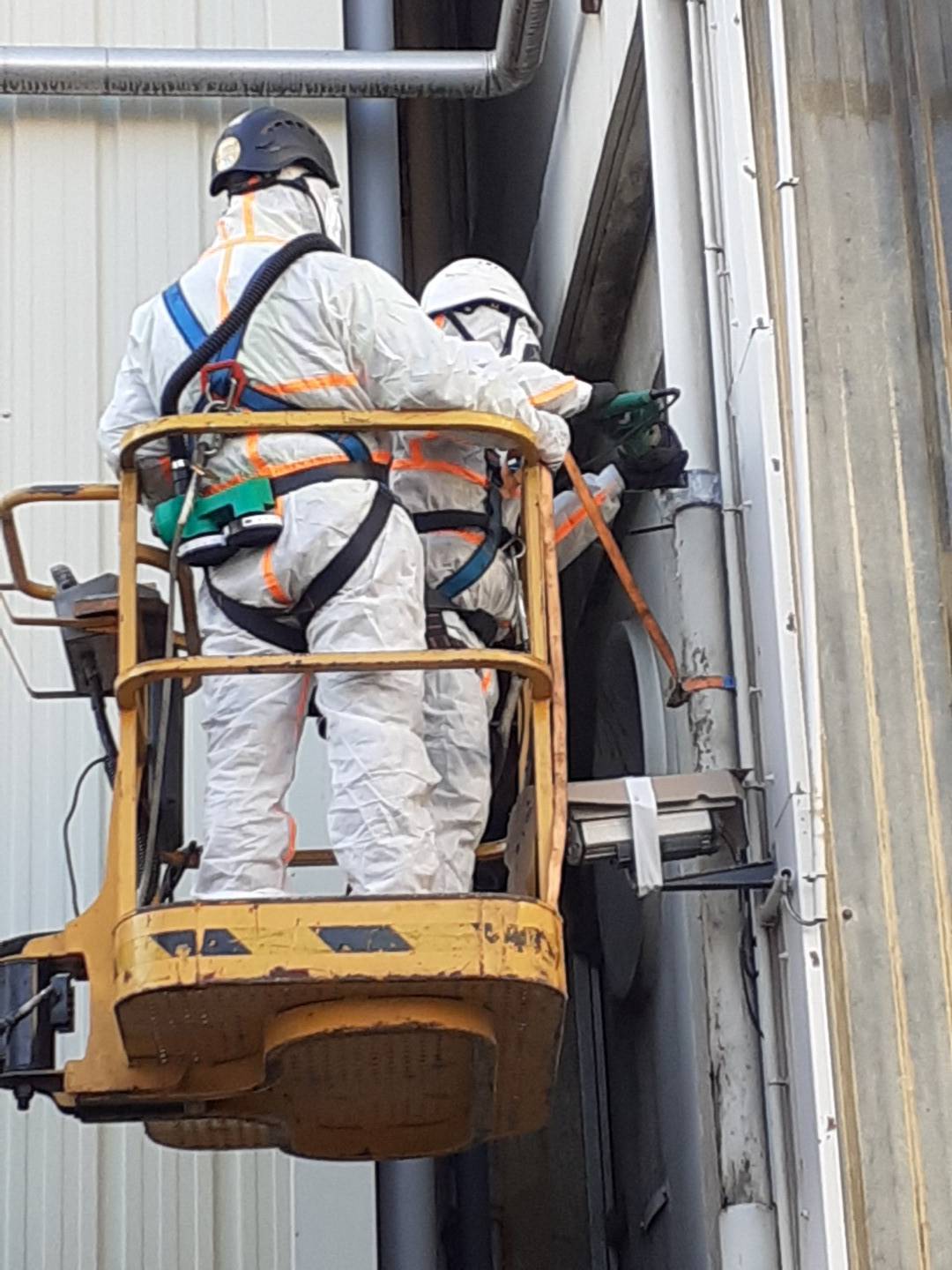 Intervention SS4 en nacelle sur structure métallique