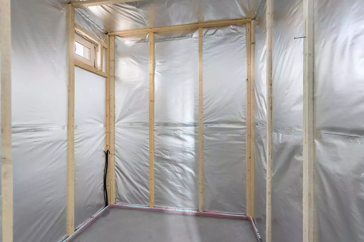 Confinement amiante en chantier
