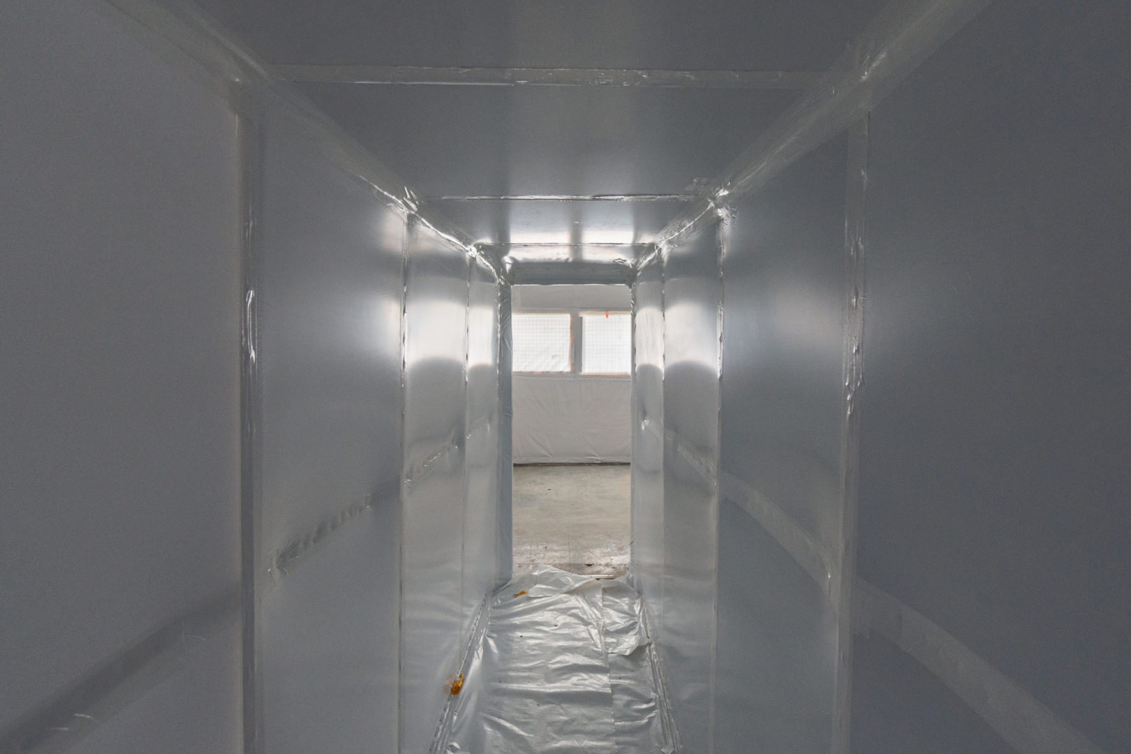 Confinement dynamique amiante